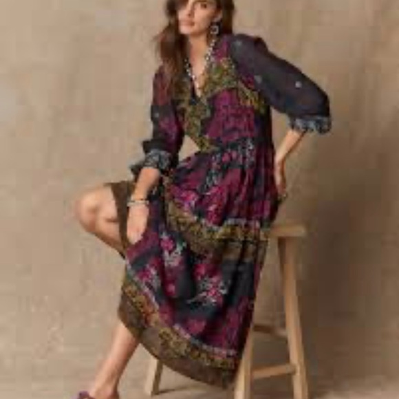 Sundance Dresses & Skirts - NWT Sundance Flores de Colca cotton/silk boho dress